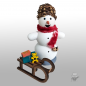 Preview: Kuhnert 35002 Schneemann mit Schlitten